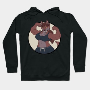 Gym Werewolf Fem (no txt) Hoodie